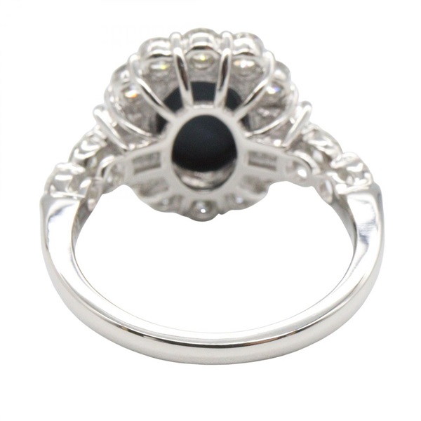 ジュエリー(JEWELRY)ジュエリー ブラックオパール ダイヤモンド リング