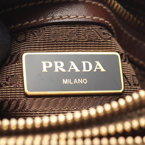 プラダ(PRADA)プラダ LOGO JACQUARD ロゴジャガード ショルダーバッグ