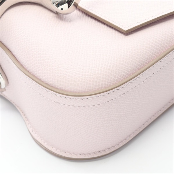エルメス HERMES デッラ カヴァッレリア ミニ ショルダーバッグ バッグ レザー ヴォーエプソン ヴォーエプソン W刻印（2024年製造） レディース ブラック系 【中古】 デッラ カヴァッレリア ミニ ショルダーバッグ ヴォーエプソン グレー
