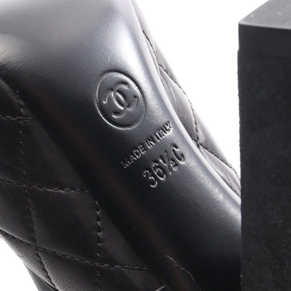 シャネル(CHANEL)シャネル ココマーク キルティング ブーツ 靴