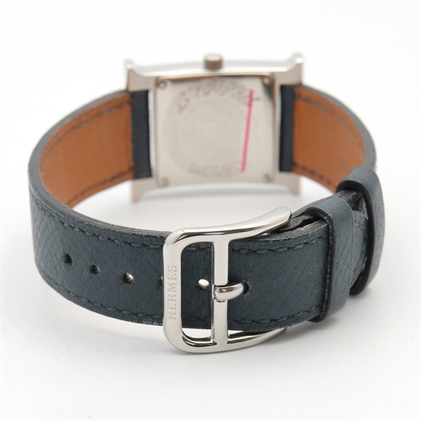 エルメス(HERMES)エルメス Hウォッチ ダイヤベゼル 腕時計 時計