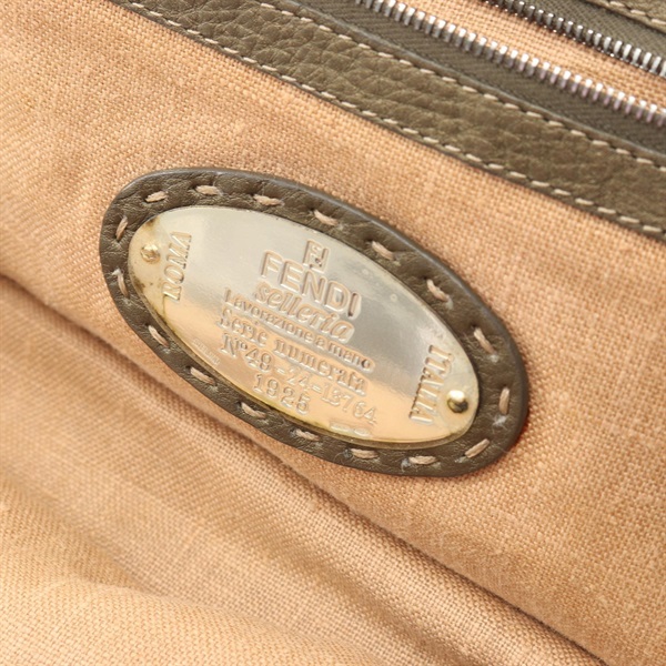 フェンディ(FENDI)フェンディ セレリア ドクターズバッグ メタリック