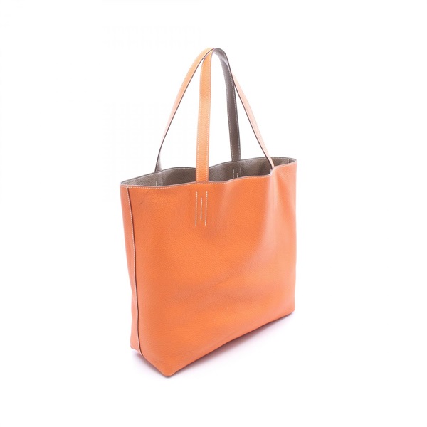 エルメス(HERMES)エルメス ドゥブルセンス45 エトゥープ トートバッグ