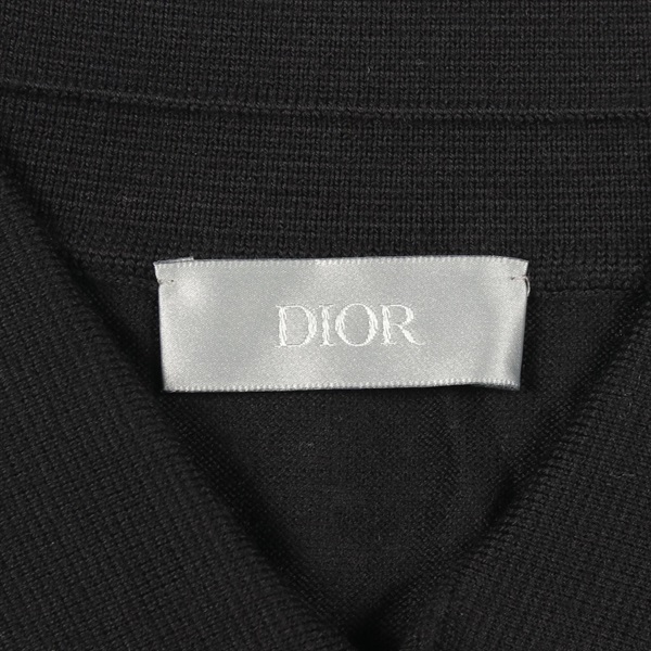 ディオール(Dior)ディオール BEE刺繍 長袖 ニット ポロシャツ 衣料品