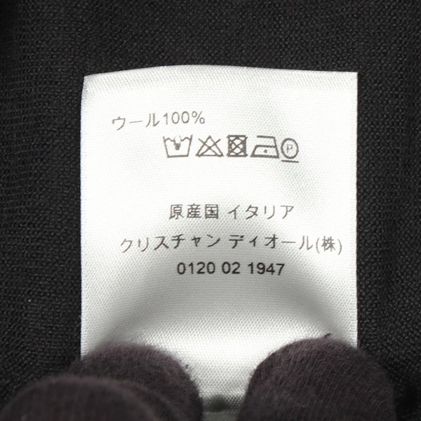 ディオール(Dior)ディオール BEE刺繍 長袖 ニット ポロシャツ 衣料品
