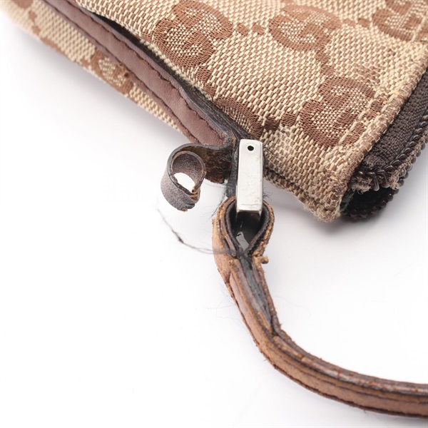 GUCCI グッチ GGキャンバス ハンドバッグ 07198 グリーン×ベージュ