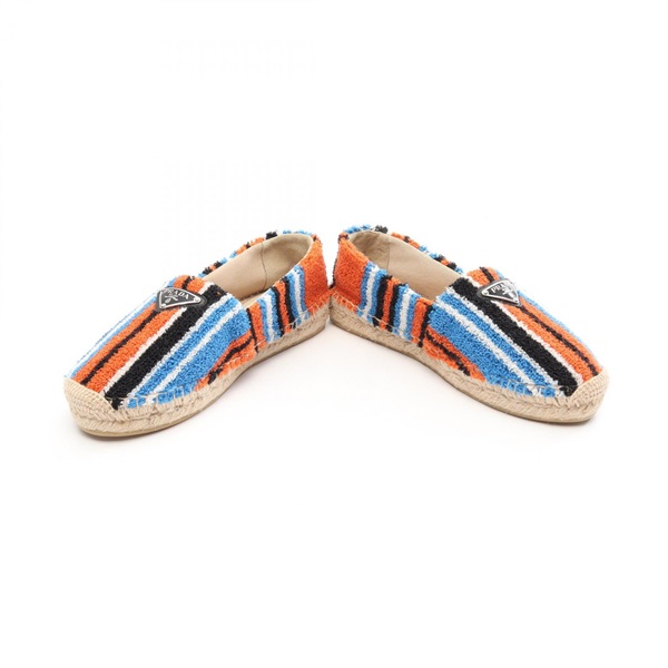 新品未使用！送料込み★PRADA★ギャバジン エスパドリーユ プラダ(PRADA)プラダ 22SS テリークロス エスパドリーユ スリッポン 靴