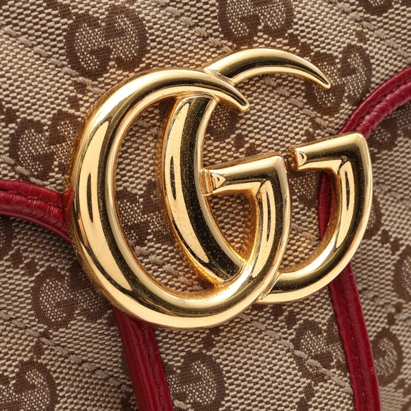グッチ(GUCCI)グッチ GGマーモント キルティング スモール GG 