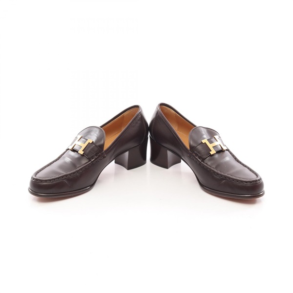 エルメス(HERMES)エルメス コンスタンス ヒール ローファー 靴