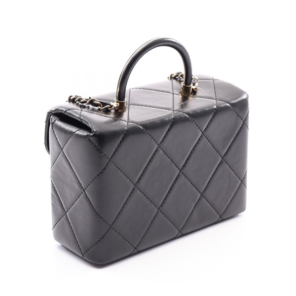 シャネル(CHANEL)シャネル マトラッセ トップハンドル バニティバッグ