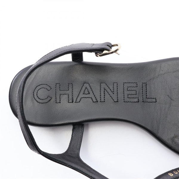 シャネル(CHANEL)シャネル ココマーク Tストラップ サンダル 靴
