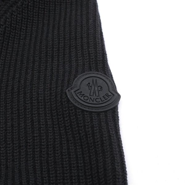 モンクレール(MONCLER)モンクレール ニット切替 フード付き ダウン