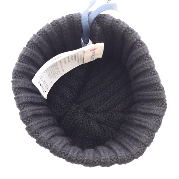 モンクレール(MONCLER)モンクレール ロゴワッペン ニットキャップ