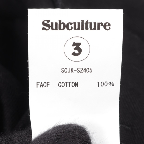 サブカルチャー(Subculture)サブカルチャー TWO-TONE CLOTH JACKET