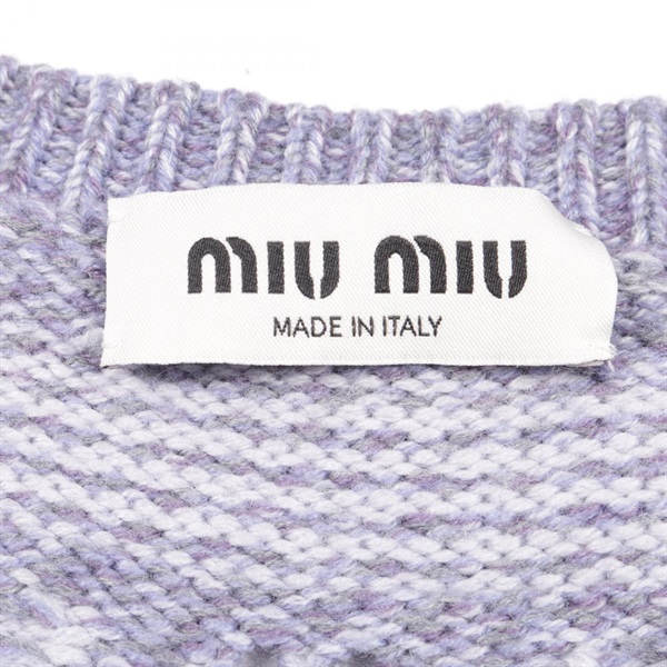 ミュウ ミュウ(Miu Miu)ミュウ ミュウ ロゴ 半袖 ワンピース 衣料品