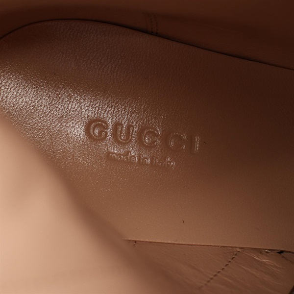 グッチ(GUCCI)グッチ サイドジップ レースアップ ブーツ 靴 レディース