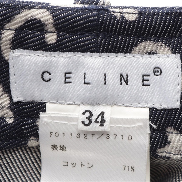 セリーヌ(CELINE)セリーヌ Cマカダム柄 デニムパンツ 衣料品 ボトムス