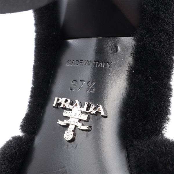 プラダ(PRADA)プラダ 三角プレート ミュール 靴 レディース 1XX654