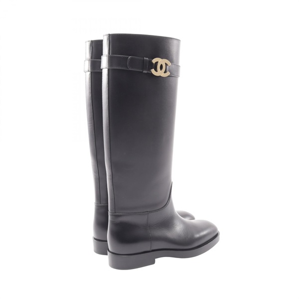 シャネル(CHANEL)シャネル ココマーク ロング ブーツ 靴 レディース