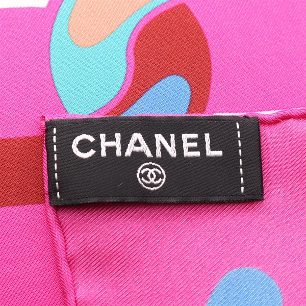 シャネル(CHANEL)シャネル ココマーク チェーン柄 スカーフ 衣料品