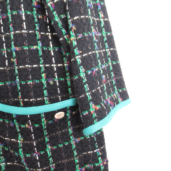 CHANEL - CHANEL 13K  ツイード ロングジャケット シャネル(CHANEL)ツイードロングジャケット｜2104102131650｜【公式