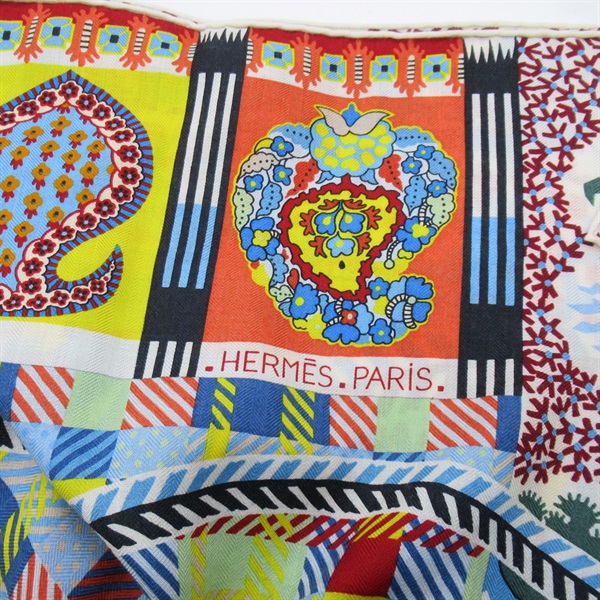 エルメス(HERMES)エルメス カレジェアン140 ストール ストール 衣料品