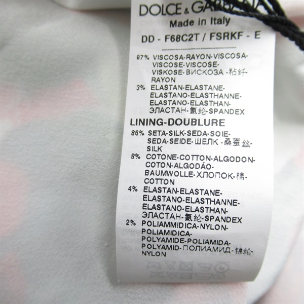 Dolce & Gabbana ノースリーブワンピース新品タグ付き Dolce & Gabbana ノースリーブワンピース新品タグ付き