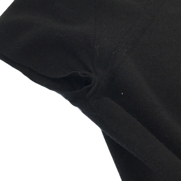 正規品　カシミヤ　オールド　エルメス 半袖　ニット　セーター　黒　L レディース 楽天市場】エルメス HERMES 半袖ニット ニット 衣料品 トップス