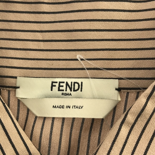 フェンディ(FENDI)ストライプシャツワンピース｜2104102216432