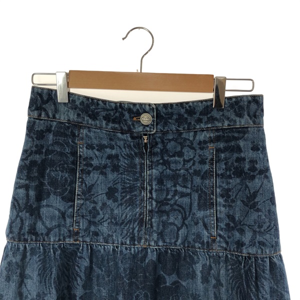 シャネルデニムロングスカート