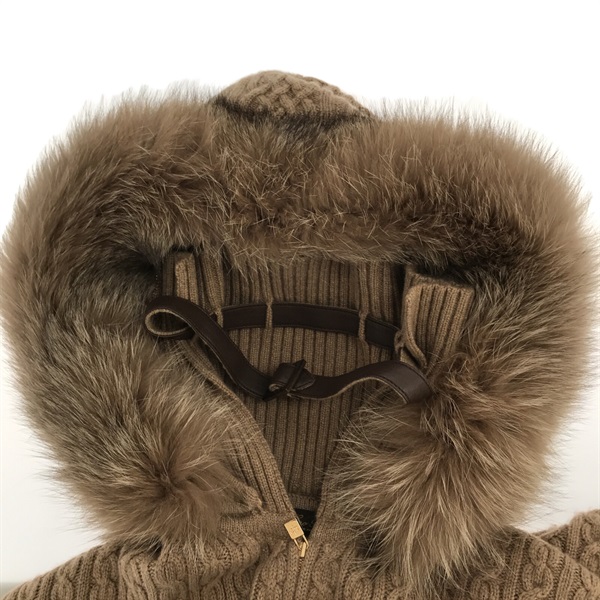 ロロピアーナ(Loro Piana)ロロピアーナ ジップアップジレ(ファー付