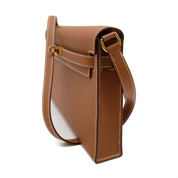 エルメス(HERMES)エルメス ケリーエラン ゴールド ショルダーバッグ 