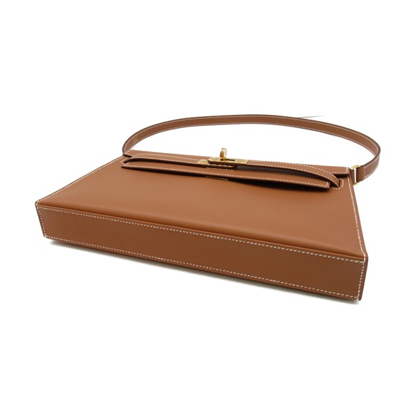 エルメス(HERMES)エルメス ケリーエラン ゴールド ショルダーバッグ 