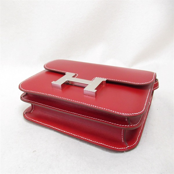 エルメス(HERMES)エルメス コンスタンスミニ ルビー ショルダーバッグ