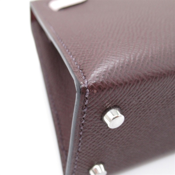 エルメス(HERMES)エルメス ミニケリー2 外縫いトリコロール ルージュ
