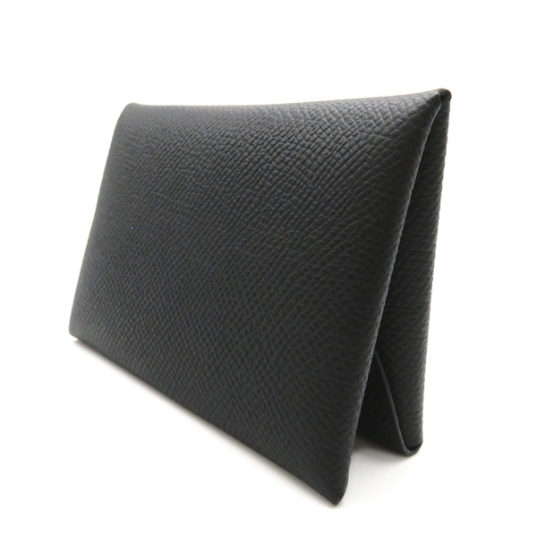 【くらげさん専用】【新品未使用】HERMES エルメス ガルヴィデュオ　黒 HERMES エルメス カードケース カルヴィ デュオ 黒 (ブラック