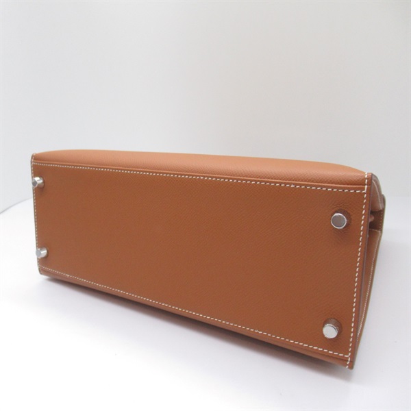 エルメス(HERMES)エルメス ケリー28 ゴールド 外縫い ハンドバッグ 