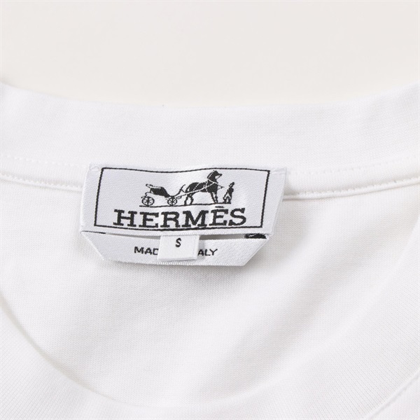 YO2様　HERMES エルメス　Tシャツ　Piqures Sellier 高級HERMES エルメスTシャツPiqures Sellier