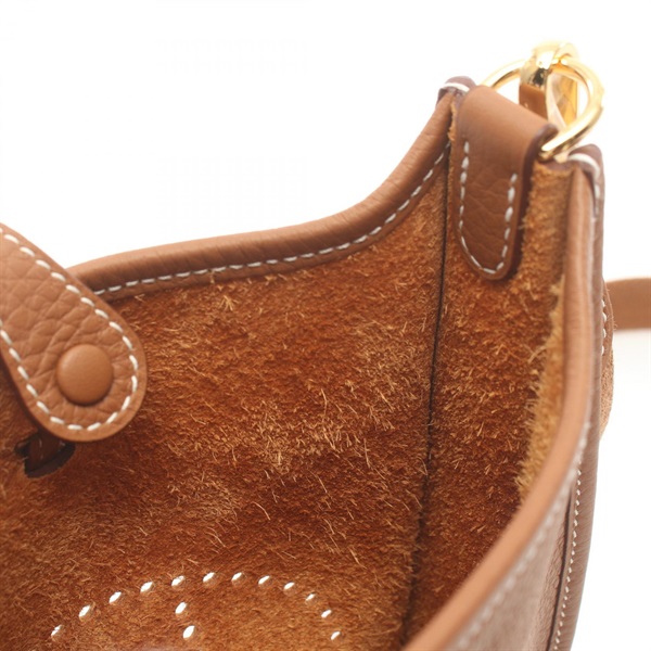 HERMES エルメス エヴリンTPM ショルダーバッグ ゴールド 14057 レディース【中古】 90054a エルメス(HERMES)エルメス エヴリンTPM ゴールド ショルダーバッグ