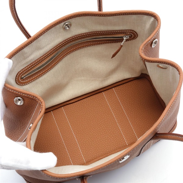 エルメス(HERMES)エルメス ガーデンパーティTPM ゴールド トートバッグ 