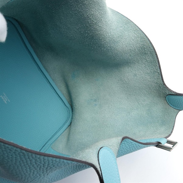 エルメス(HERMES)エルメス ピコタンロックMM ブルーアトール 