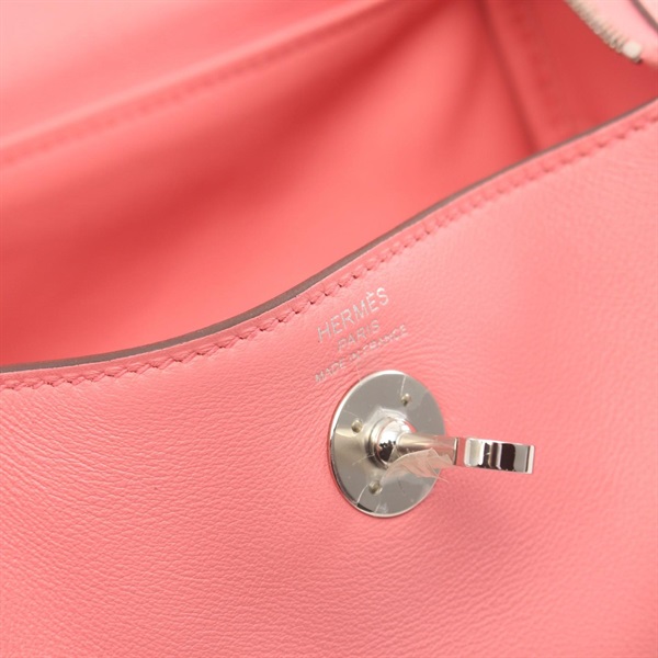 エルメス(HERMES)エルメス リンディミニ ローズアザレ ショルダー