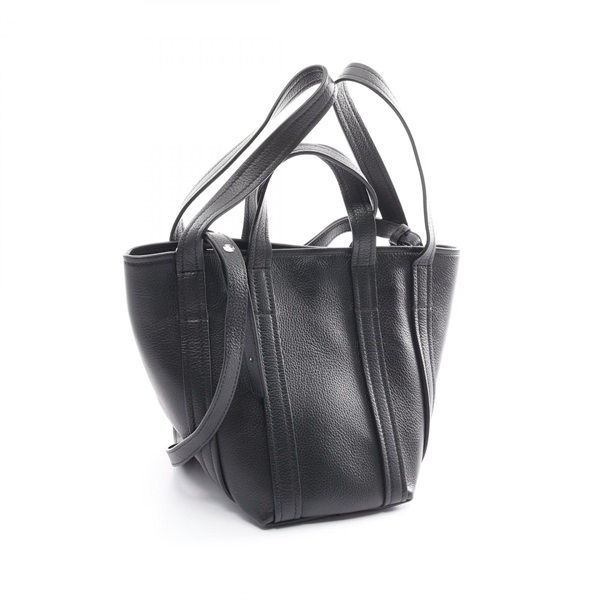 正規品　BALENCIAGA ハンドバッグ BALENCIAGA バレンシガ バッグ NAVY CABAS XS ブラック 390346 D6WXN