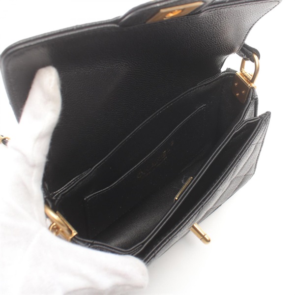 シャネル(CHANEL)シャネル トップハンドル ミニ フラップ バッグ