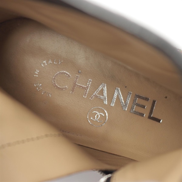シャネル(CHANEL)シャネル グリッター ブーツ 靴 レディース G33221