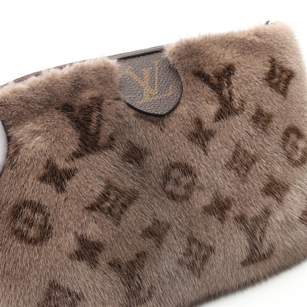 未使用 展示品 ルイ ヴィトン LOUIS VUITTON モノグラム ネオ ポシェット ミラ ショルダー バッグ ミンク マロン M59341 RFID VLP 90231294 ルイ・ヴィトン(LOUIS VUITTON)ルイ・ヴィトン ネオポシェット ミラ