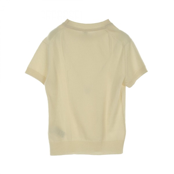 エルメス HERMES ニット 衣料品 トップス コットン レディース ホワイト系 / ネイビー系 【中古】 HERMES - エルメス HERMES ニット 衣料品 トップス コットン