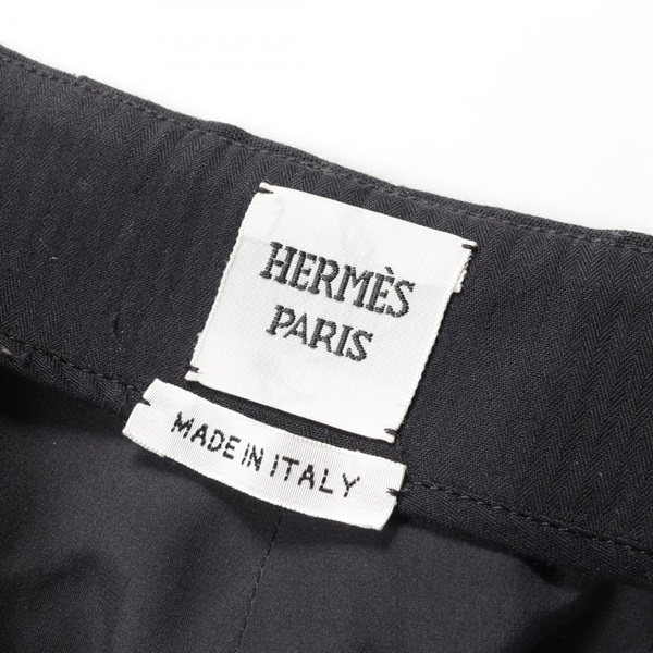 エルメス(HERMES)エルメス ダブルジップ パンツ 衣料品 ボトムス