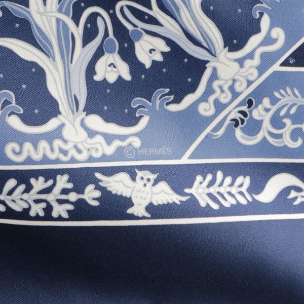 エルメス(HERMES)エルメス カレ90 Fleurs D'hiver スカーフ 衣料品