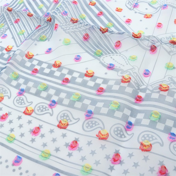 エルメス(HERMES)エルメス カレ60 SANGLES EN ZIGZAG BANBANA スカーフ  